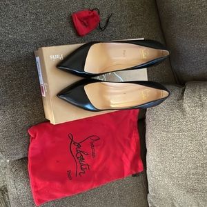 Size 8 in women Christian Louboutin 4inch heels